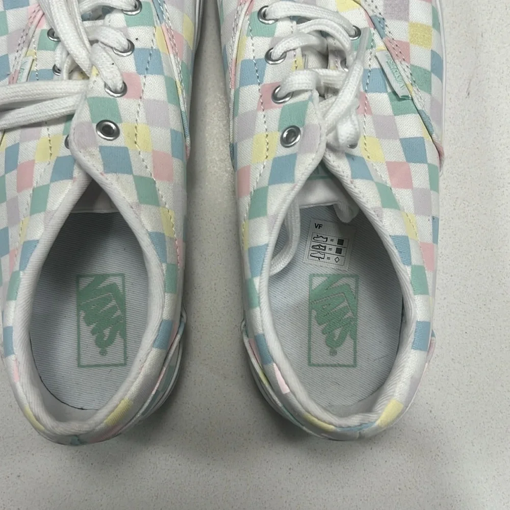 Vans Pastel Checkerboard Sneakers - Picture 6 of 7